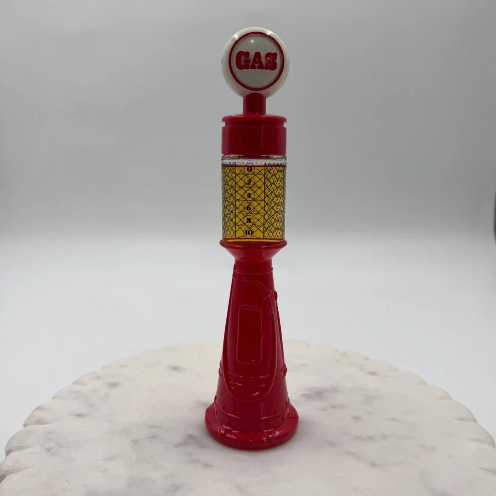 Vintage Avon Remember When Gas Pump Decanter Deep Woods After Shave 4oz Red